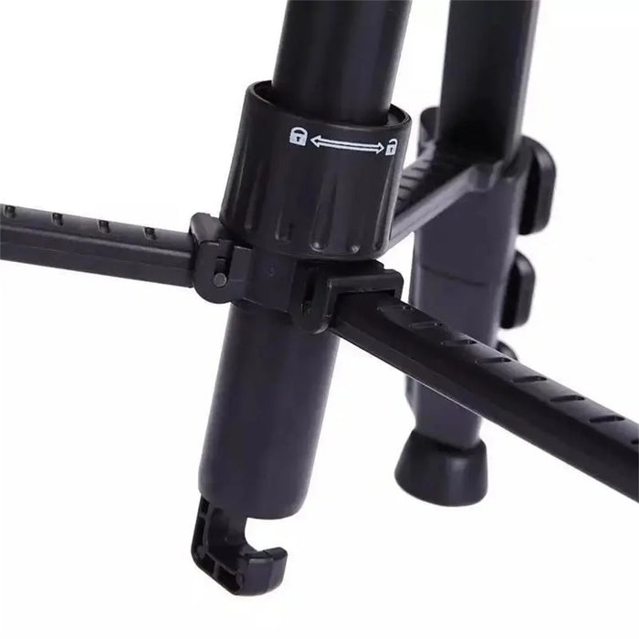 QZSD Q111 SLR Camera Floor Stand Aluminum Alloy + ABS Telescopic Live Streaming Photography Tripod - 6