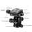 ZOMEI Q666C Folding Carbon Fiber 5-Section Portable Tripod for SLR Camera Outdoor Floor Stand, Black - 7