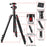 ZOMEI Q173 Camera Tripod 4-Section Retractable Multi-Function Tripod Micro SLR Mobile Phone Live Streaming Stand - 6