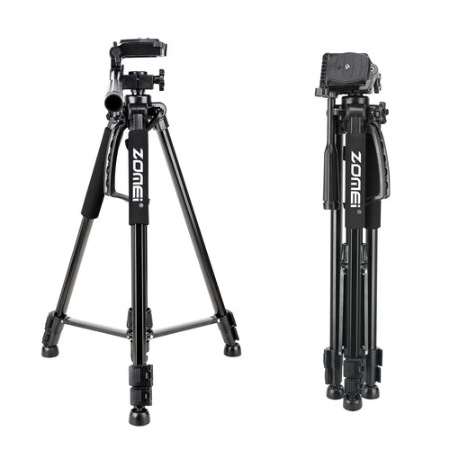 ZOMEI 1200 SLR Camera Phone Floor Stand Telescopic Live Streaming Photography Tripod - 1