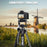 ZOMEI 1200 SLR Camera Phone Floor Stand Telescopic Live Streaming Photography Tripod - 6