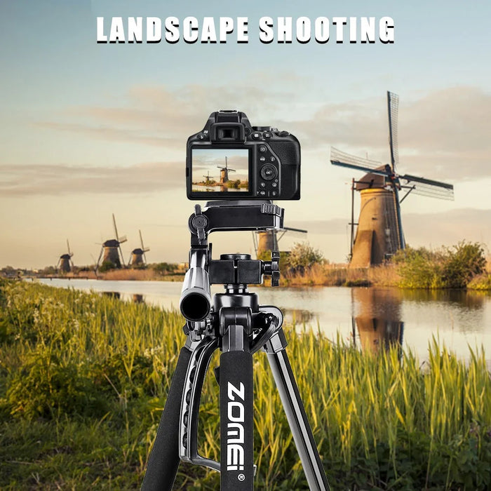 ZOMEI 1200 SLR Camera Phone Floor Stand Telescopic Live Streaming Photography Tripod - 6