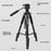 ZOMEI Q310 Photo Tripod Fluid Head Bracket 4-Section Large Size High Load-Bearing Mobile Phone Camera Universal, Black - 6