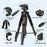 ZOMEI Q188 Camera Tripod SLR Camera Stand Mobile Phone Live Broadcast Stand Projector Fill Light Stand - Black - 4