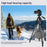 ZOMEI Q188 Camera Tripod SLR Camera Stand Mobile Phone Live Broadcast Stand Projector Fill Light Stand - Black - 7