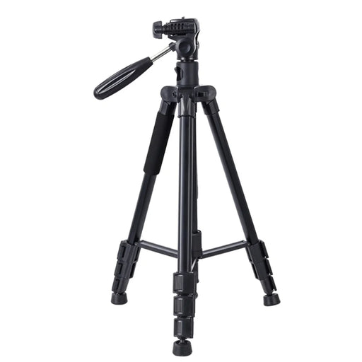ZOMEI M1 Tripod Camera Bracket Center Axis Horizontal Mobile Phone Live Streaming Stand 4-Section Telescopic Stand, Black - 1