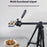ZOMEI M1 Tripod Camera Bracket Center Axis Horizontal Mobile Phone Live Streaming Stand 4-Section Telescopic Stand, Black - 4