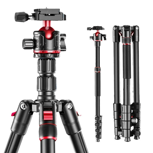 ZOMEI G200 Camera Tripod 2m 5-Section Multi-Function Folding Stand Universal Mobile Phone Live Broadcast Bracket - 1