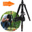 ZOMEI Z668 Photo Camera Tripod 4-Section Aluminum Alloy SLR Camera Floor Stand, Black - 3