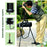 ZOMEI Z668 Photo Camera Tripod 4-Section Aluminum Alloy SLR Camera Floor Stand, Black - 4