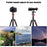 ZOMEI M5 Photo Camera Lightweight Travel Aluminum Tripod Monopod Compact Portable Photo 4-Section Tripod Stand, Black - 4