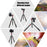ZOMEI M5 Photo Camera Lightweight Travel Aluminum Tripod Monopod Compact Portable Photo 4-Section Tripod Stand, Black - 6