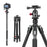 ZOMEI M6 Camera Tripod Mobile Phone Live Broadcast Bracket Aluminum Alloy 4-Section Tripod Stand - 1