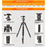 ZOMEI M6 Camera Tripod Mobile Phone Live Broadcast Bracket Aluminum Alloy 4-Section Tripod Stand - 7