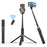 JMARY KT-259 8-Section Retractable Selfie Stick Tripod with 360 Degree Rotating Phone Clip - 1