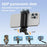 JMARY KT-259 8-Section Retractable Selfie Stick Tripod with 360 Degree Rotating Phone Clip - 4