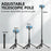 JMARY KT-259 8-Section Retractable Selfie Stick Tripod with 360 Degree Rotating Phone Clip - 5