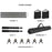 2x3m Photo Studio Background Stand Metal Tube Photography Backdrop Cloth Support Bracket - 7