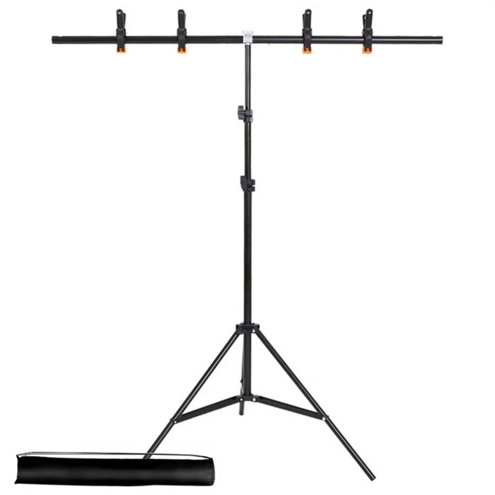 2 x 1.5m T-Type Stand Background Support Kit with Square Sandbag for Photography / Videography Studio - 5