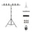 2.6 x 1.5m T-Type Stand Background Support Kit with Square Sandbag for Photography / Videography Studio - 1