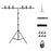 2.6 x 2m T-Type Stand Background Support Kit with Square Sandbag for Photography / Videography Studio - 1