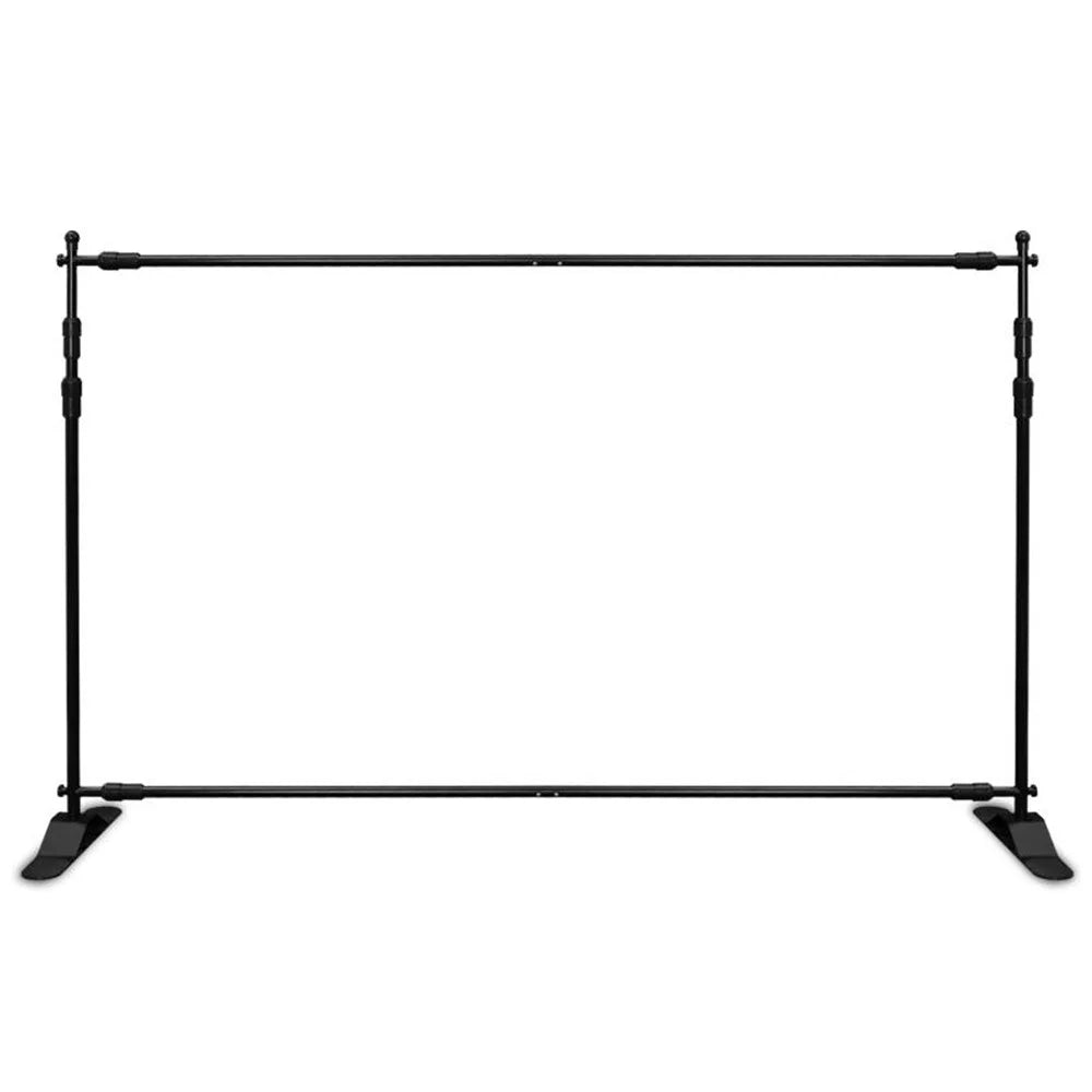 Portable Backdrop Stand 3.3 x 3.3m Display Frame Poster Stand Advertising Board Exhibition Panel - 1