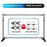 Portable Backdrop Stand 3.3 x 3.3m Display Frame Poster Stand Advertising Board Exhibition Panel - 5