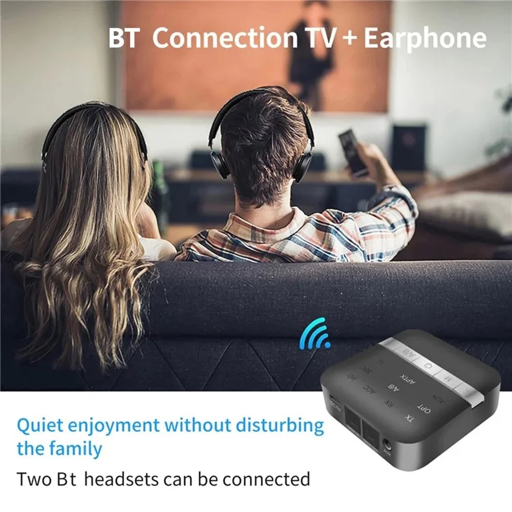 TX200 2 In 1 Transmitter Receiver Bluetooth-Compatible Optical Coaxial Audio Adapter for TV  /  Home Theater ( Chip: CSR8675 ) - 6