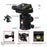 ZOMEI M8 Camera Tripod Magnesium Aluminum Alloy 4 Section DSLR Photography Support Stand - 5