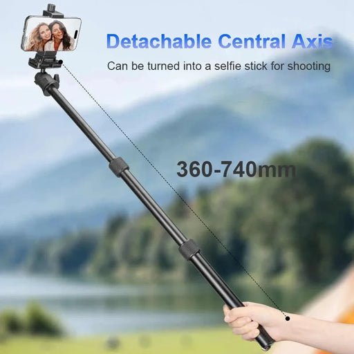 YUNTENG VCT-180 Foldable Photography Live Streaming Stand Camera Tripod Smartphone Bluetooth-Compatible Selfie Stick - 2