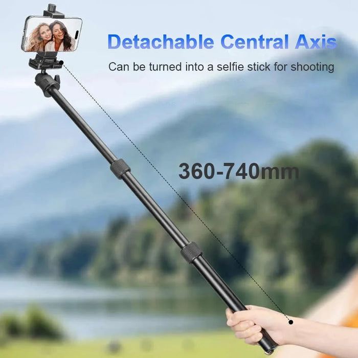 YUNTENG VCT-180 Foldable Photography Live Streaming Stand Camera Tripod Smartphone Bluetooth-Compatible Selfie Stick - 2