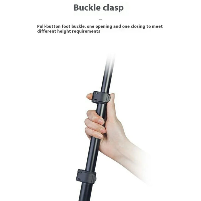 YUNTENG VCT-5228 Portable Light Stand Phone Vlog Photography Live Streaming Aluminum Alloy Extendable Tripod - 4
