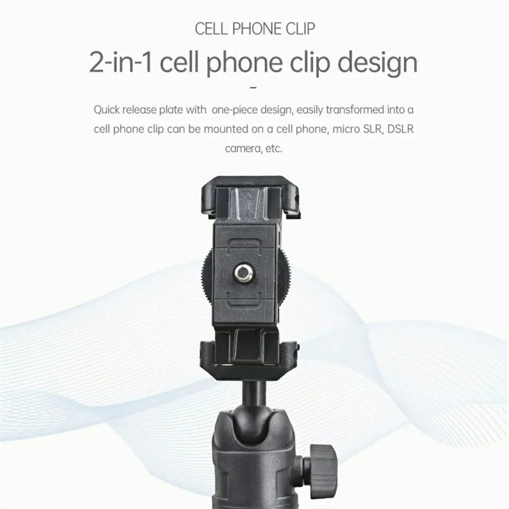 YUNTENG UT-360N Camera Phone Vlog Video Tripod Outdoor Photography Live Streaming Bluetooth-Compatible Selfie Stand - 7