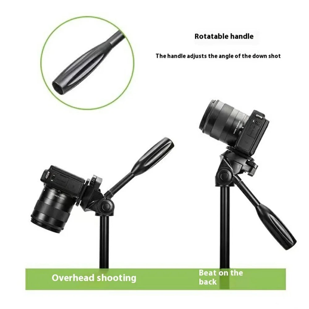 YUNTENG VCT-6828RM Camera Phone Tripod Stand Vlog Video Bluetooth-Compatible Selfie Live Streaming Photography Bracket - 2