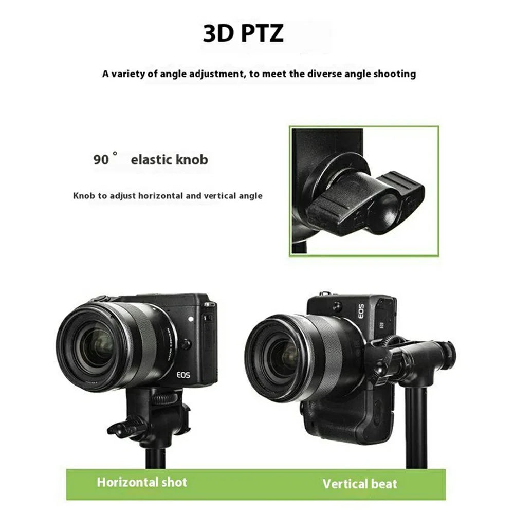 YUNTENG VCT-91666L Camera Tripod Vlog Video Stand Selfie Stick Phone Bluetooth-Compatible Live Streaming Bracket - 2
