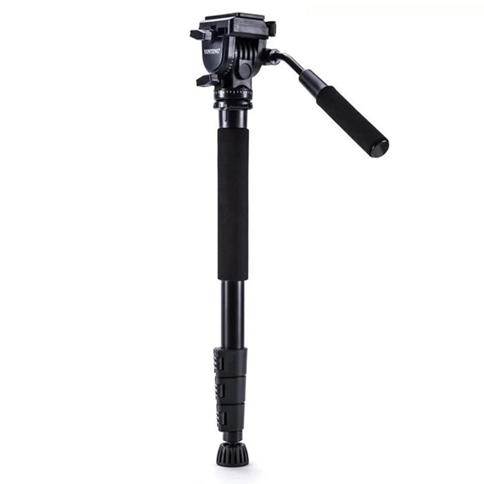 Yunteng VCT-558 For Canon Nikon Sony Camera DV DSLR Video Recorder Monopod Hydraulic Fluid Gimbal Stand - 1