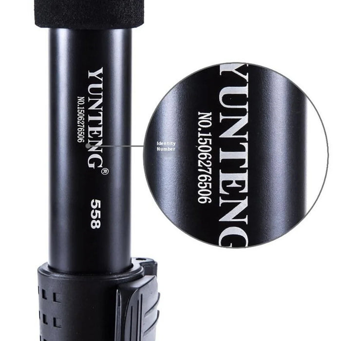 Yunteng VCT-558 For Canon Nikon Sony Camera DV DSLR Video Recorder Monopod Hydraulic Fluid Gimbal Stand - 6