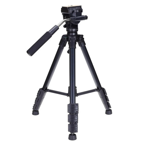 YUNTENG VCT-691RM For Canon / Sony Camera Tripod Professional Photographing Stand with Hydraulic Head - 1
