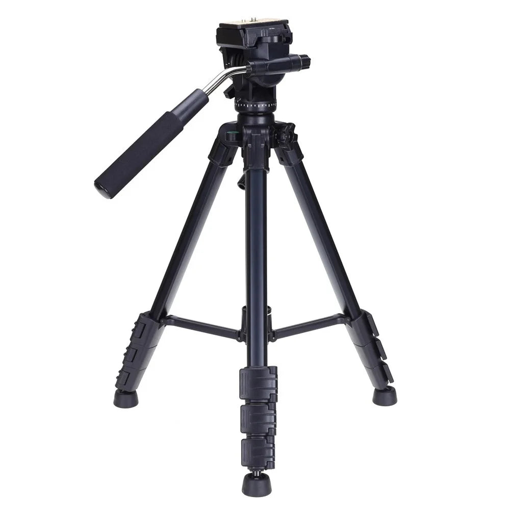 YUNTENG VCT-691RM For Canon / Sony Camera Tripod Professional Photographing Stand with Hydraulic Head - 1