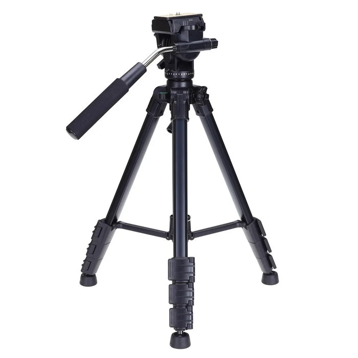 YUNTENG VCT-691RM For Canon / Sony Camera Tripod Professional Photographing Stand with Hydraulic Head - 1