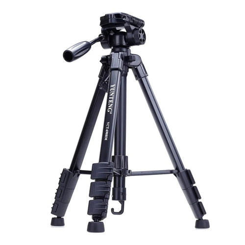 YUNTENG VCT-690RM Cameras Smartphones Tripod Portable 3-Way Pan Head Photographing Stand - 1