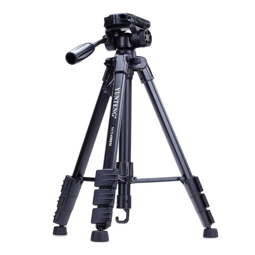 YUNTENG VCT-690RM Cameras Smartphones Tripod Portable 3-Way Pan Head Photographing Stand - 1