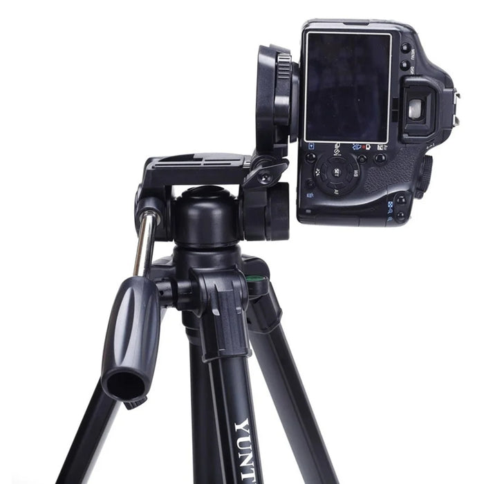 YUNTENG VCT-690RM Cameras Smartphones Tripod Portable 3-Way Pan Head Photographing Stand - 3