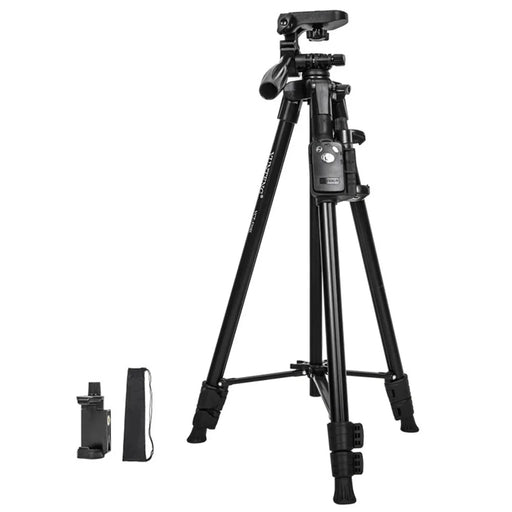 YUNTENG VCT-5208L Portable Tripod Selfie Stand Smartphone Holder with Bluetooth-Compatible Remote Control - 1