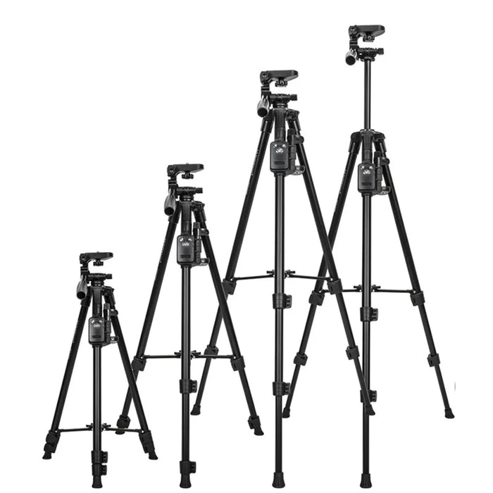 YUNTENG VCT-5208L Portable Tripod Selfie Stand Smartphone Holder with Bluetooth-Compatible Remote Control - 2