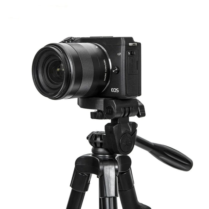 YUNTENG VCT-5208L Portable Tripod Selfie Stand Smartphone Holder with Bluetooth-Compatible Remote Control - 3
