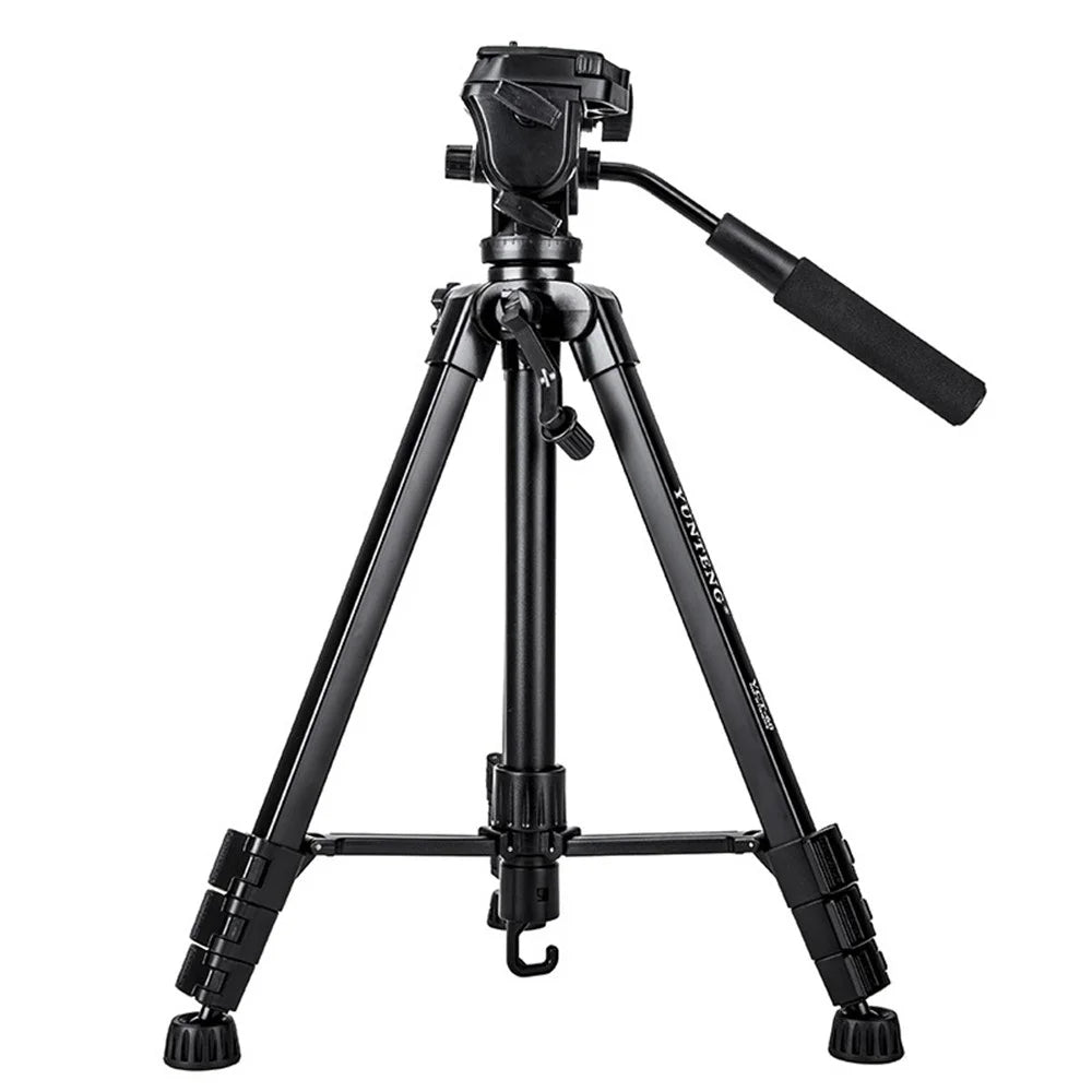 YUNTENG VCT-60 Self Portrait Live Streaming Retractable Tripod Stand for Smartphones / DSLR / Mirrorless Cameras - 1