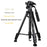 YUNTENG VCT-60 Self Portrait Live Streaming Retractable Tripod Stand for Smartphones / DSLR / Mirrorless Cameras - 2
