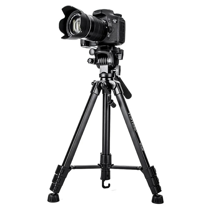 YUNTENG VCT-60 Self Portrait Live Streaming Retractable Tripod Stand for Smartphones / DSLR / Mirrorless Cameras - 5