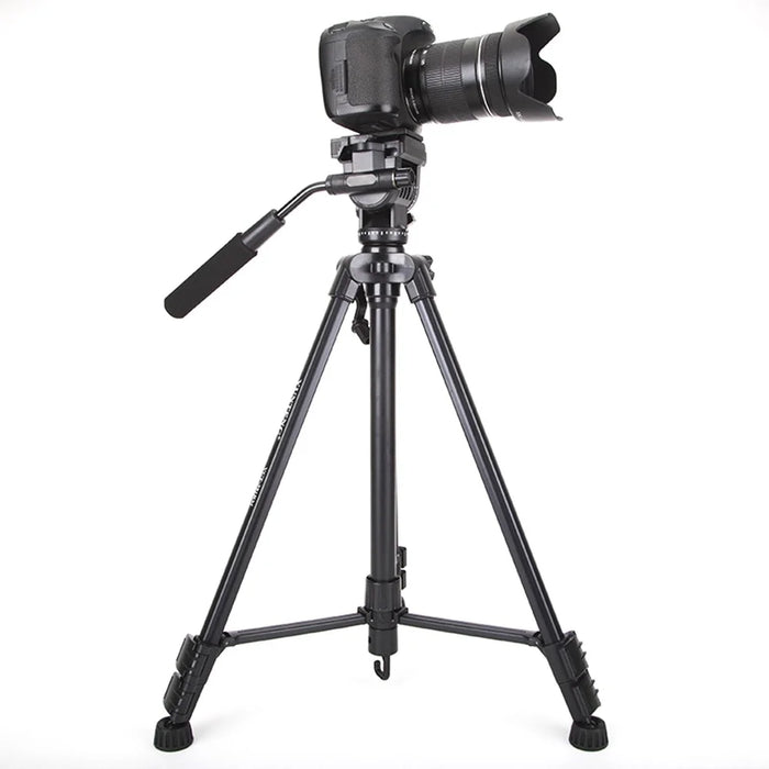 YUNTENG VCT-391RM For Sony JVC Canon Camera Tripod Lightweight Portable Live Streaming Stand - 1